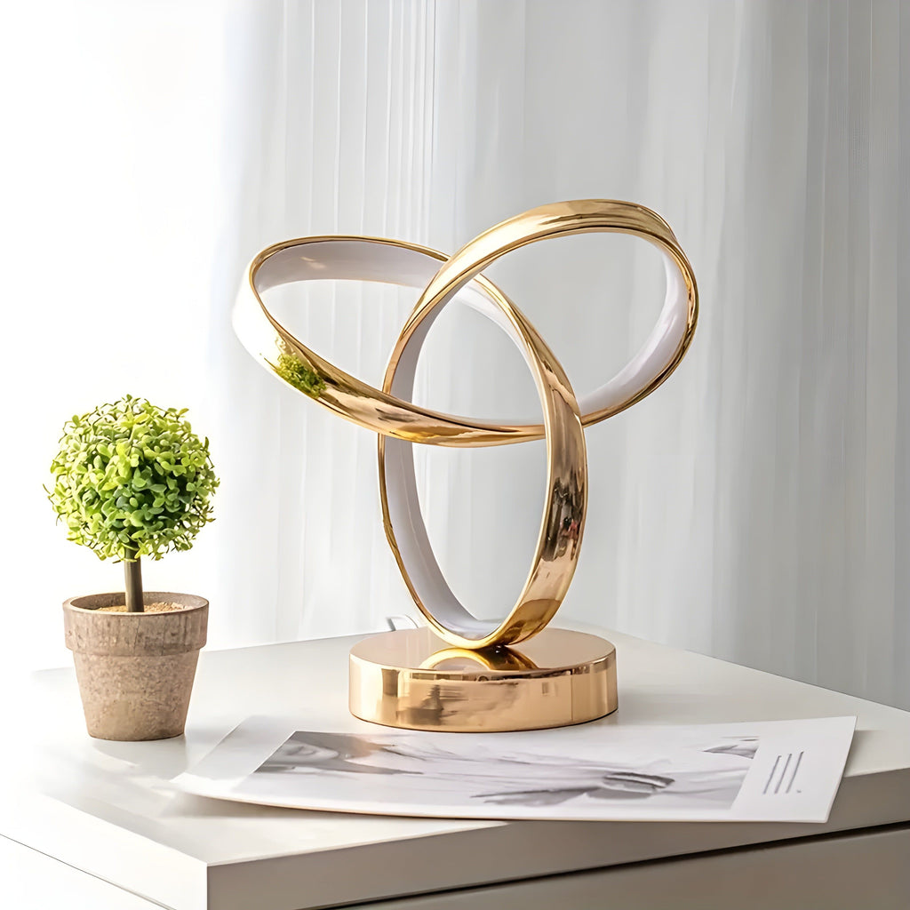 Lamp - Luxury Golden Möbius Ring Desk Reading Lamp