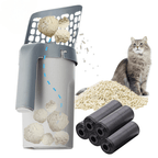 QUICKCLUMP – Cat Litter Scoop with Built-In Odor-Blocking Waste Container