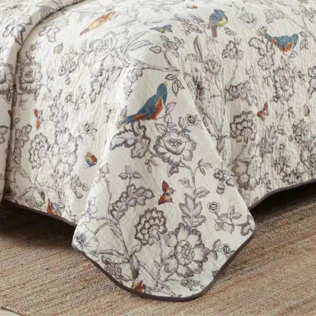 Christmas Pure Cotton Water Quilt Three-piece Set