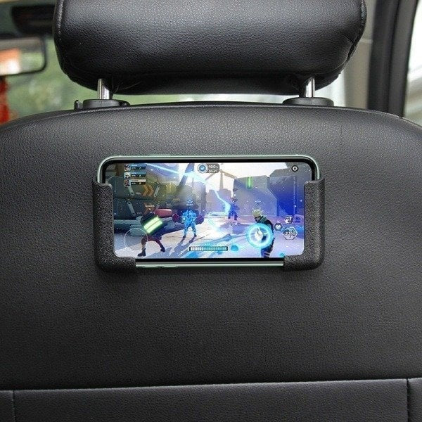 Phone Holder Mount | Adjustable Wall & Car Stand | Strong Adhesive | Universal Fit
