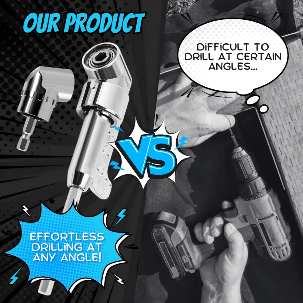 105° Angle Drill Adapter with Magnetic Handle Set