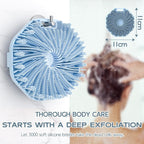 Silver-Infused Silicone Body Brush