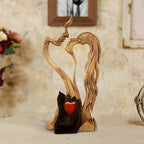 Love Eternal Wooden Ornament
