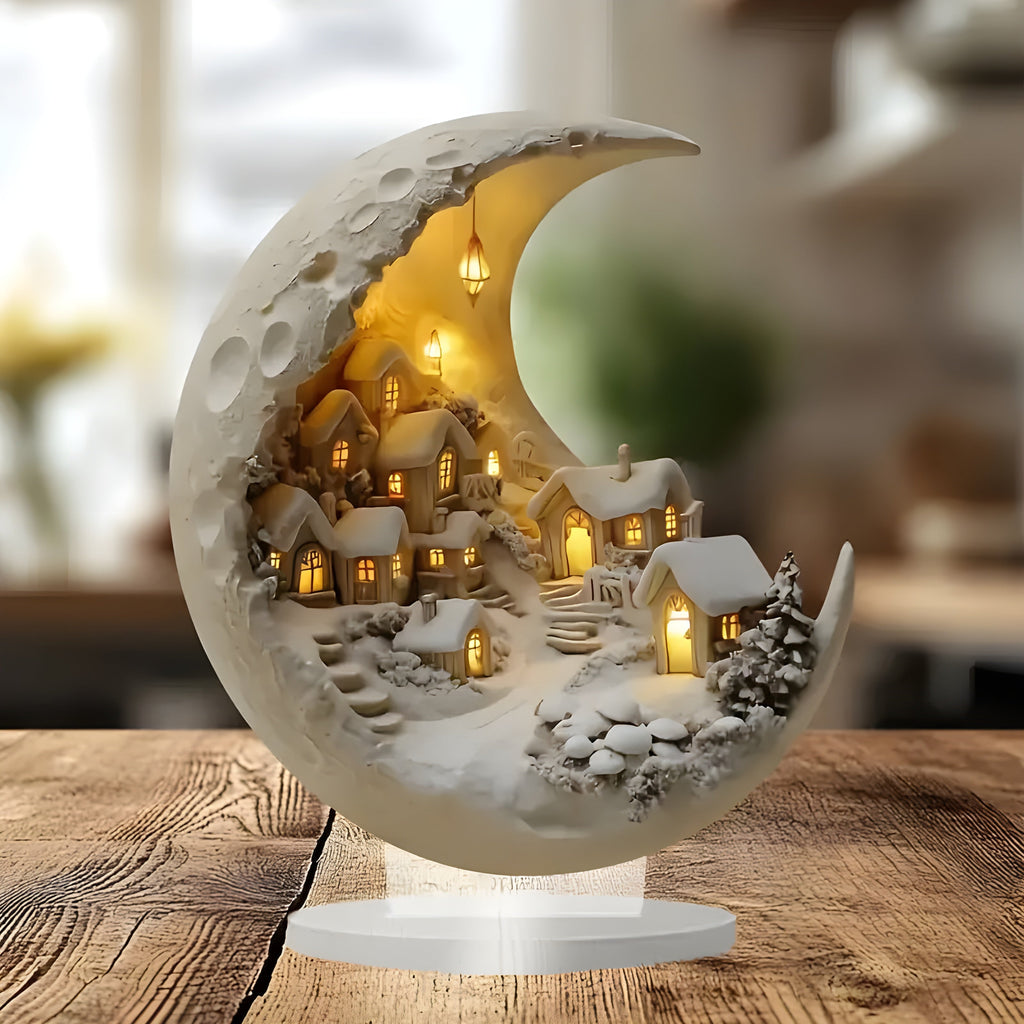 MoonlitHaven - Enlightened Moon City for elegant decor