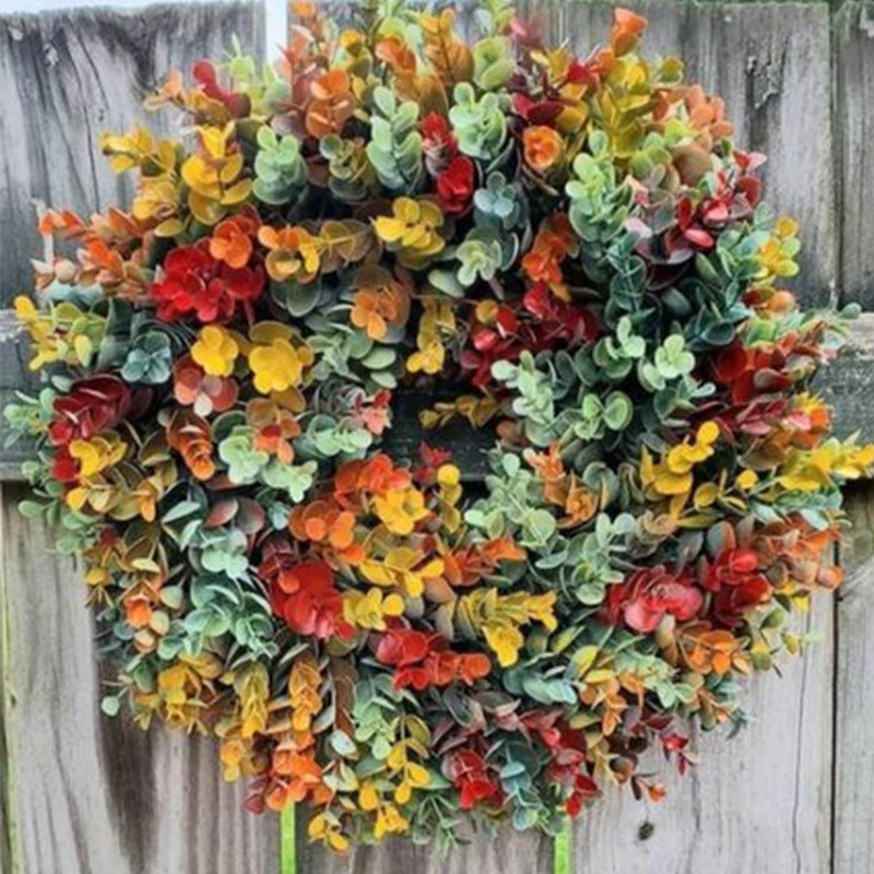 Color Eucalyptus Garland Spot Autumn Simulation Flower Garland Scene Layout