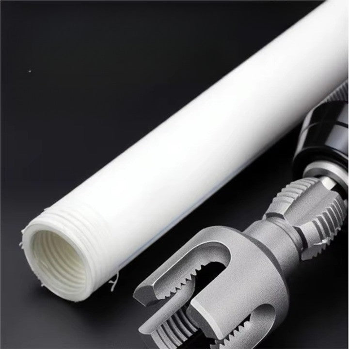 Pipe Thread Reamer & Edge Cutter Drill Attachment Tool