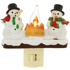 Christmas Snowman And Campfire Night Light Gift for kids