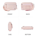 Stylish Nylon Wristlet Wallet with Multiple Compartments