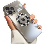 Magnetic Power Safety Metal Phone Case