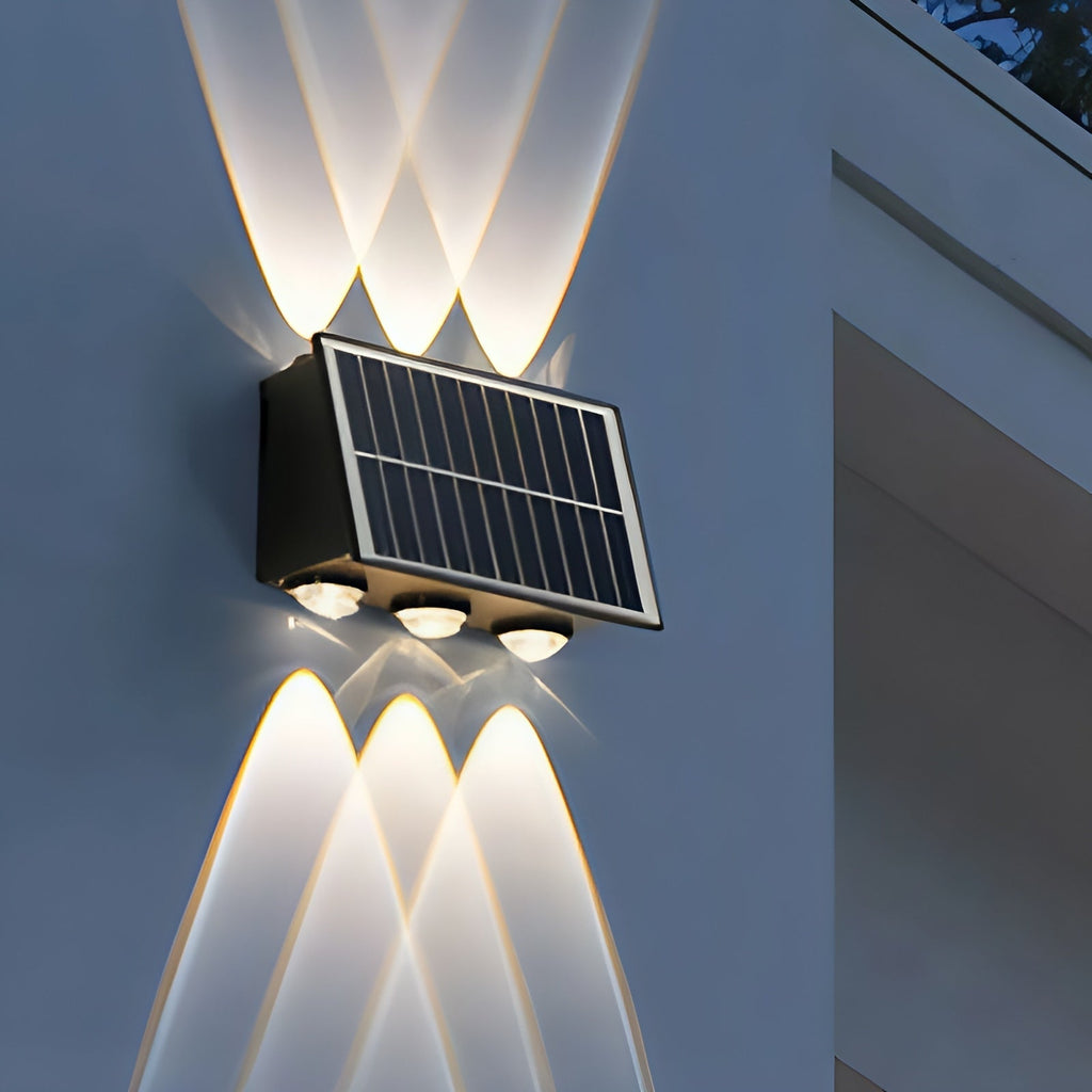 Wall Light Outdoor Solar LED Warm White