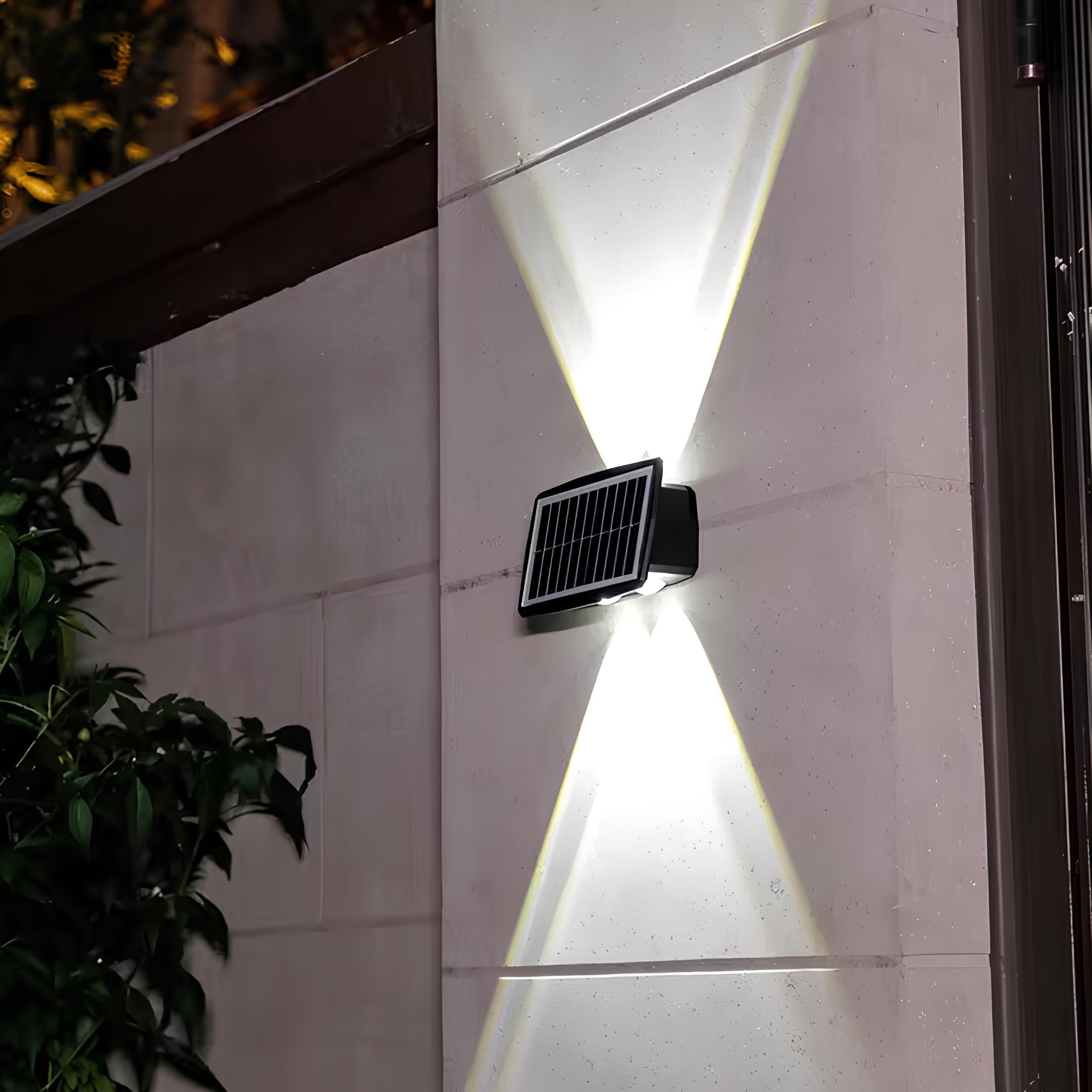 Wall Light Outdoor Solar LED Warm White