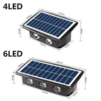 Wall Light Outdoor Solar LED Warm White