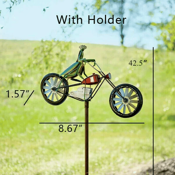 [ 49% OFF] Vintage Bicycle Metal Wind Spinner