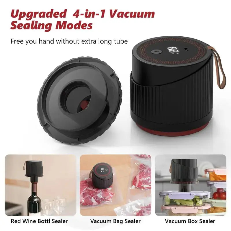 Air-tight lid sealer — Mason jar closure with immediate sealing capability