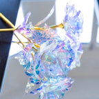 For the Gift to Your Loved Ones - Colorful Glass Rose