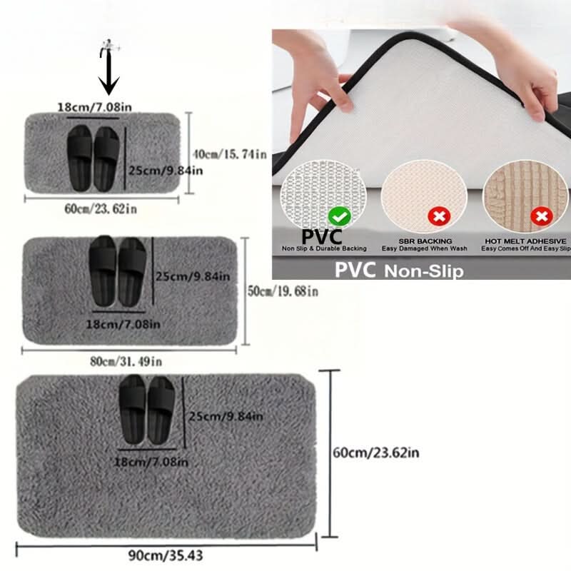 Lonneke - Soft, thickened, and highly absorbent bath mat