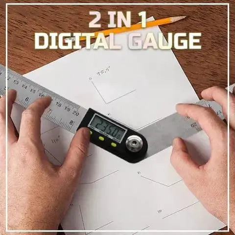 Digital Angle Finder and Ruler Combination Tool