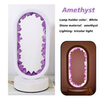 CrystalGlow – Handmade amethyst atmospheric lamp for relaxation and peace