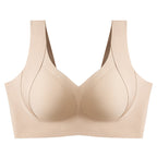 Side protection and anti-sag wireless bra