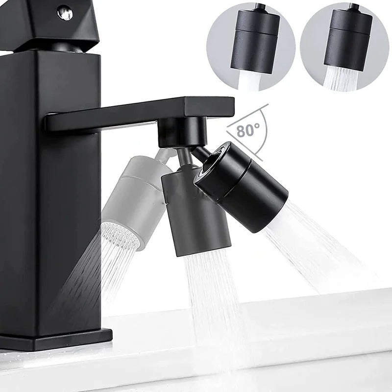 FlexSpray 360° Rotatable Faucet Spray Head with Adjustable Water Flow