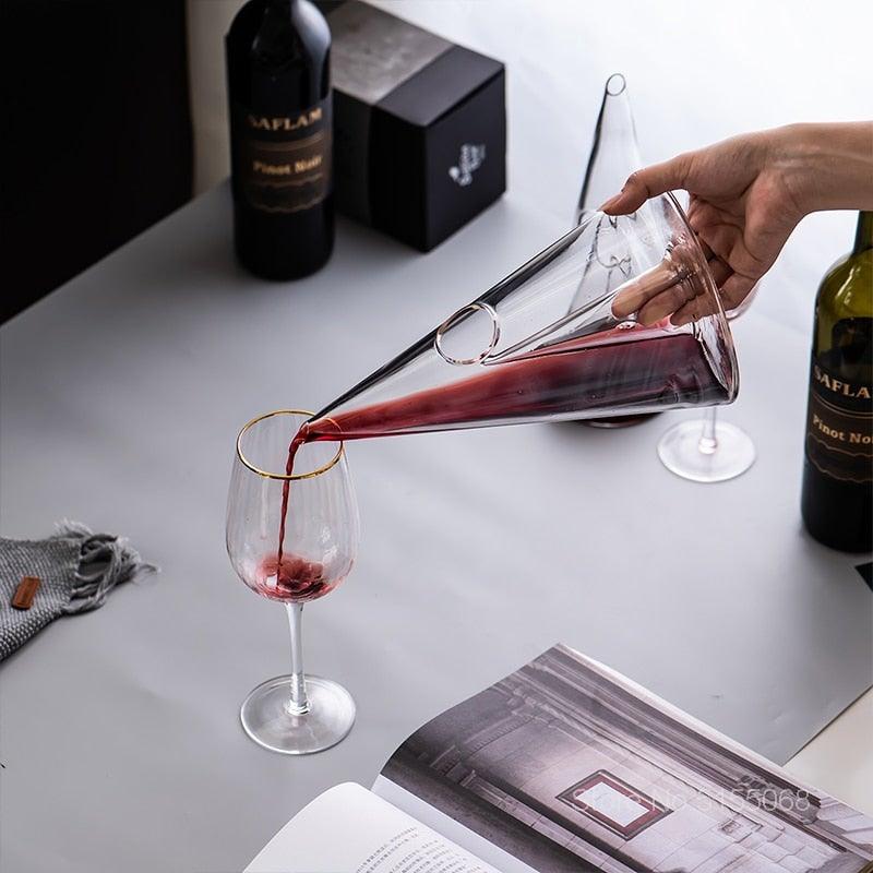 Edifice Decanter - Handcrafted Glass Wine Decanter