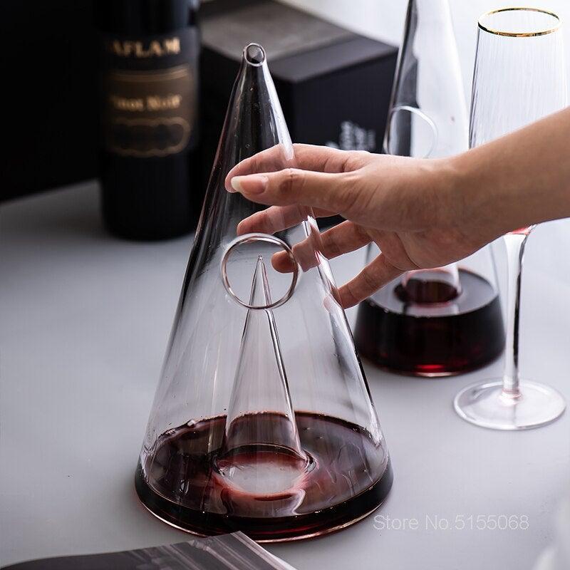 Edifice Decanter - Handcrafted Glass Wine Decanter