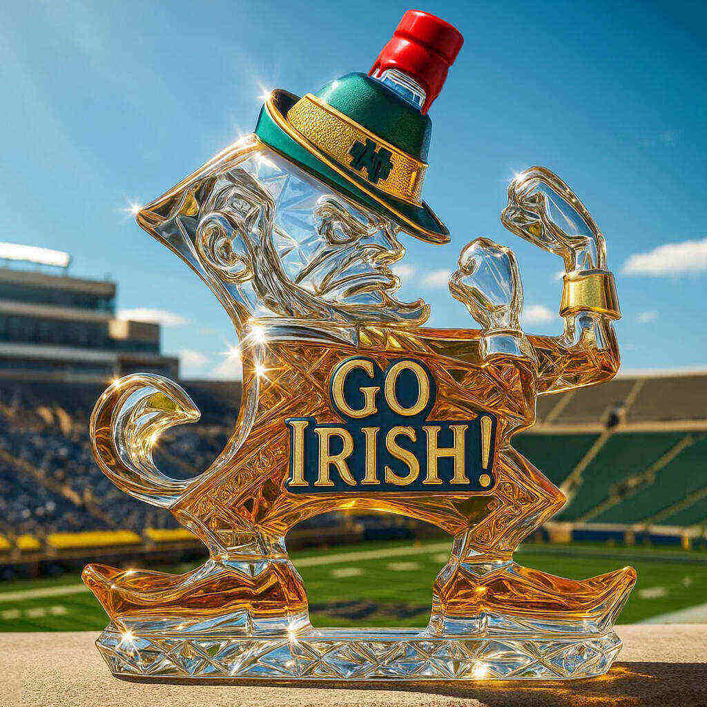 Notre Dame Fighting Irish Whiskey Bottle