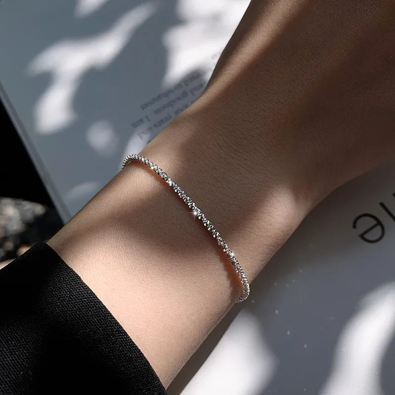 SilverFlow Bracelet – Elegant Sterling Silver Bracelet