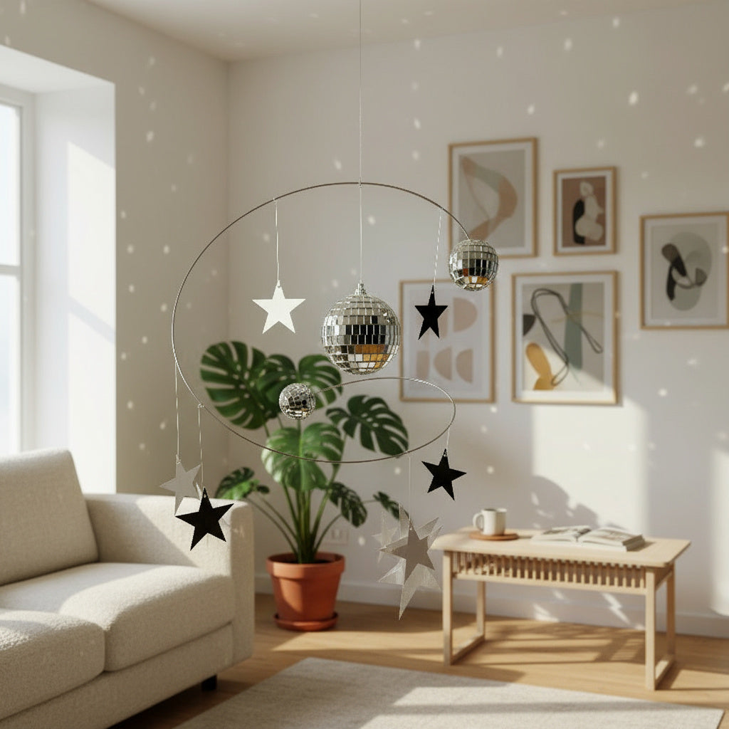 Hanging Planet Stars Wind Chime