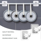 Nail-Free Adjustable Curtain Rod Bracket Holders – Drill-Free & Wall-Safe
