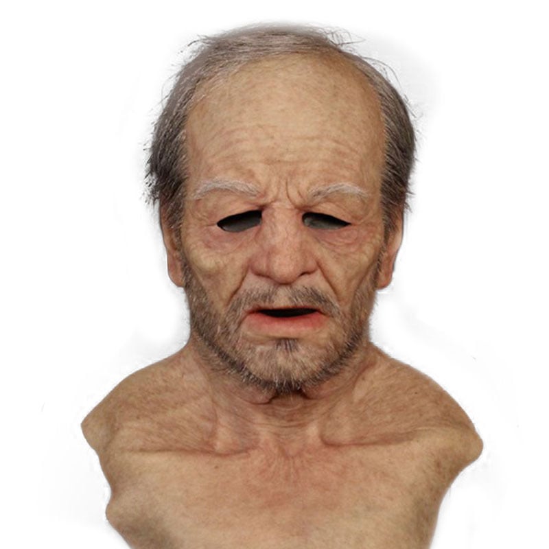 MaskEnigma Holloween Realistic Elderly Disguise