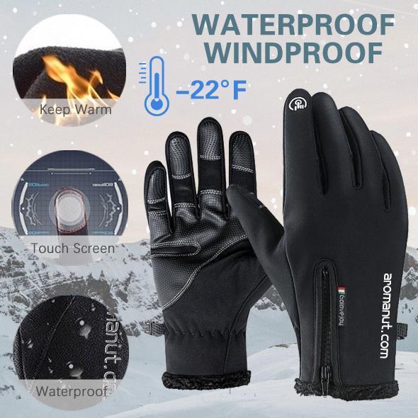 Warm thermal gloves cycling running driving gloves