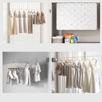 Invisible retractable laundry line