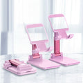 Foldable or white pole phone desk holder