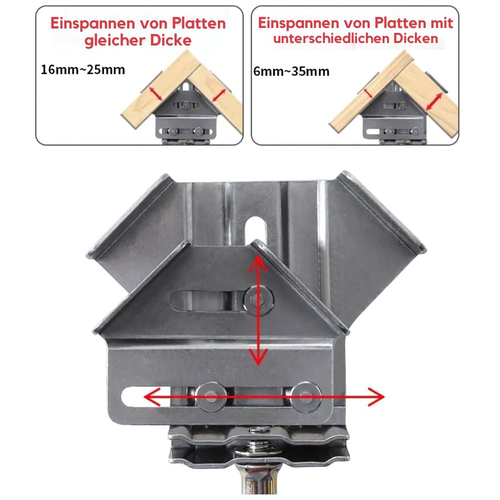 SharpHold — Precision in steel form for flawless corners without frustration
