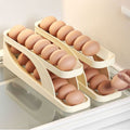 Automatic Rolling Egg Storage Rack for Fridge