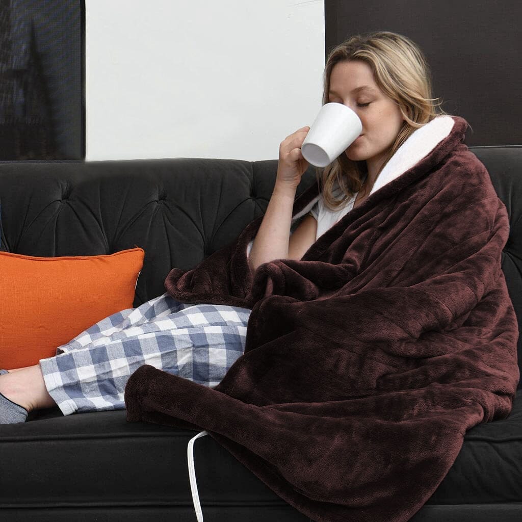 Electric Heated Flannel Blanket - CozyHeat