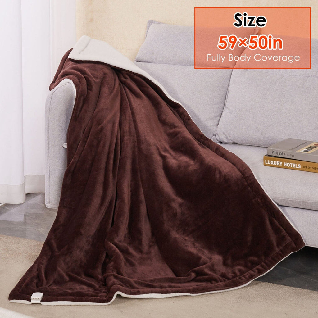 Electric Heated Flannel Blanket - CozyHeat