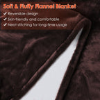 Electric Heated Flannel Blanket - CozyHeat