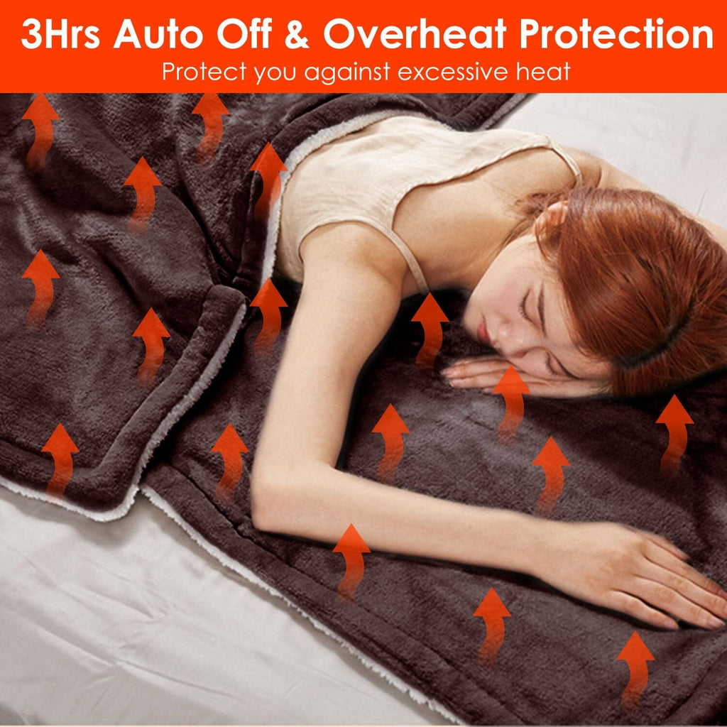 Electric Heated Flannel Blanket - CozyHeat