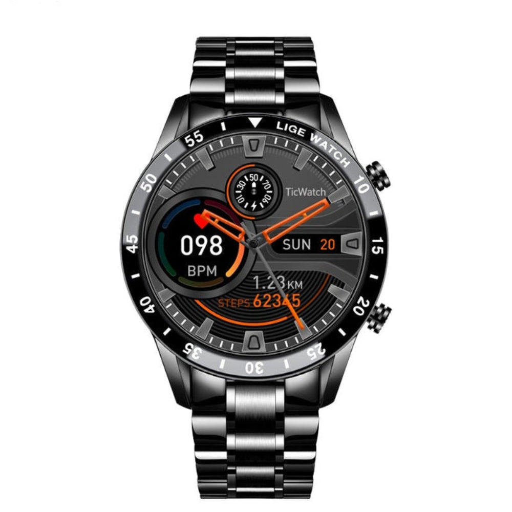 Smartwatch Stainless Steel Modern Health Tracker