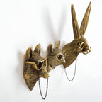 Elegant Animal Wall Hooks - Multifunctional Decorative Storage Solution