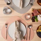 Luxury Leather Placemat and Coaster Set