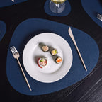 Luxury Leather Placemat and Coaster Set