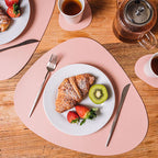 Luxury Leather Placemat and Coaster Set