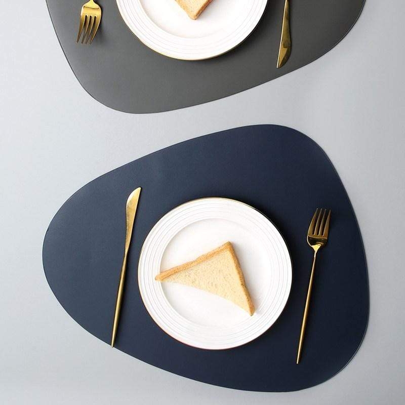 Luxury Leather Placemat and Coaster Set