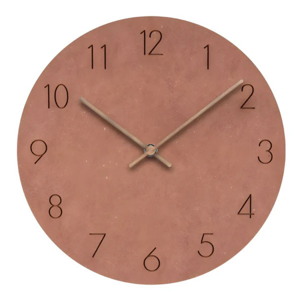 Wooden Minimalist Silent Wall Clock