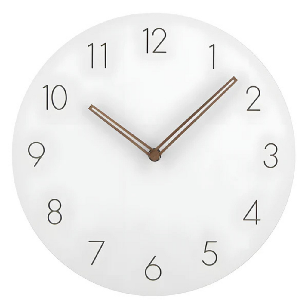 Wooden Minimalist Silent Wall Clock