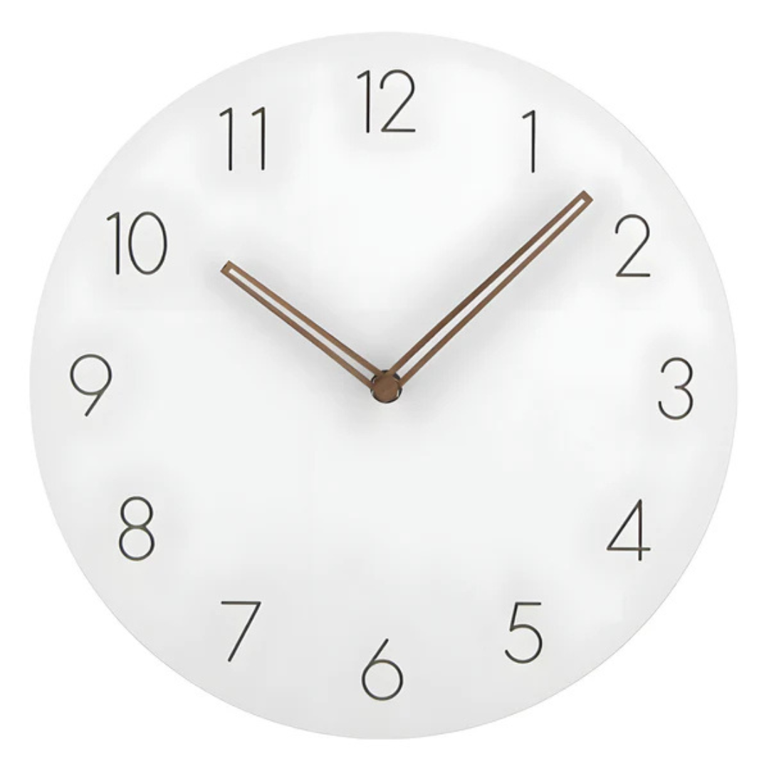 Wooden Minimalist Silent Wall Clock