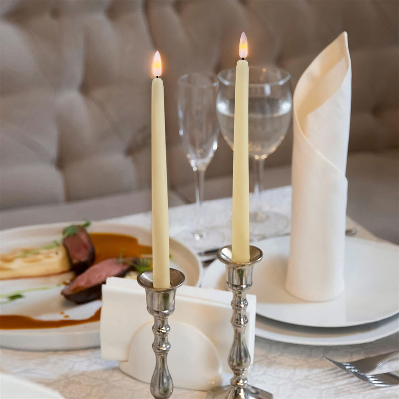 LED Flameless Taper Candles Set